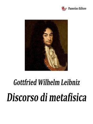 cover image of Discorso di metafisica